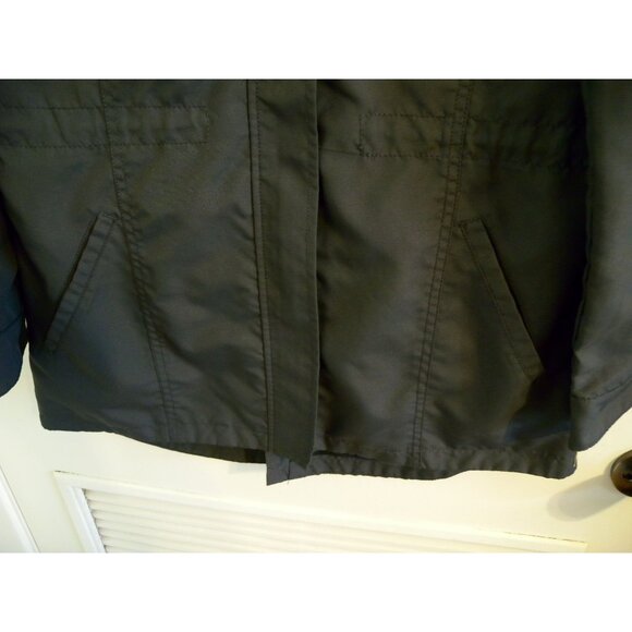 O'Neill Women's Hooded Jacket Zippered Lined Pockets Drawstring Dark Grey Size M - Picture 8 of 11